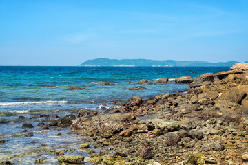 Tien Beach at Koh Larn off the coast of Pattaya Island in Thailand.