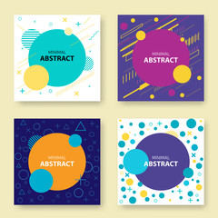 Set of minimal abstact backgrounds