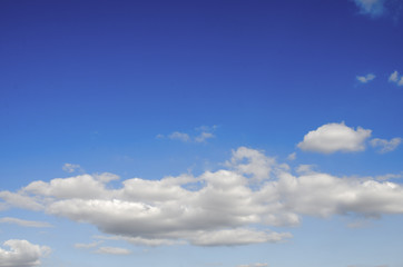 Blue sky background pattern