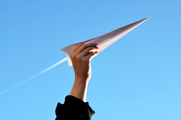 paper airplane