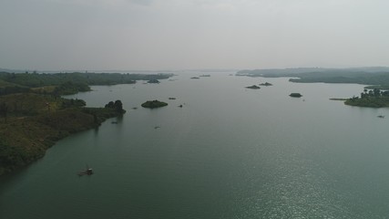 Laos Viang Vieng vue du ciel