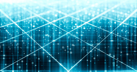 Futuristic technology blue lines and light. Abstract future background modern concept.