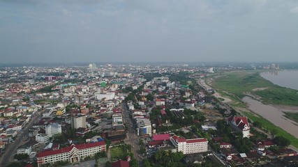 Laos Vientiane vue du ciel