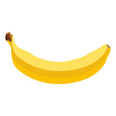 Isolated banana illustration