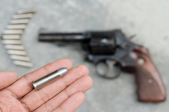 bullet with blur gun 