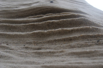 Sandformation an jütlands Nordseeküste