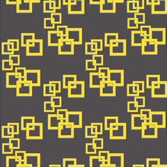 Geometric hi-tech seamless pattern background. Vector illustration.