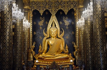 Chinnarat Buddha at Wat Phra Si Rattana Mahathat, Phitsanulok, T