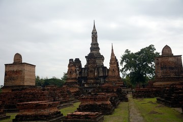 Fototapeta na wymiar Wat Mahathat, Sukhothai, Thailand