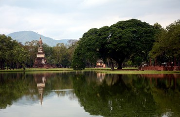 Fototapeta na wymiar Wat Traphang Ngoen, Sukhothai, Thailand