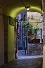 Scorcio di genova sottopasso