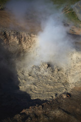Valley of the river of Hveragerdi Iceland