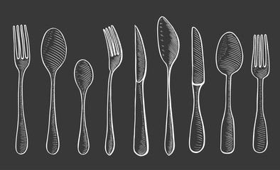 spoon and knife - 183648792