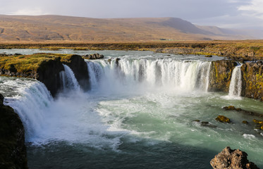 Godafoss waterfall in Iceland