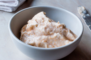 Fish Egg Paste Tarama made with Caviar / Taramasalata