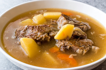 Turkish Kuzu Haslama / Lamb Stew  with Potatoes and Carrot