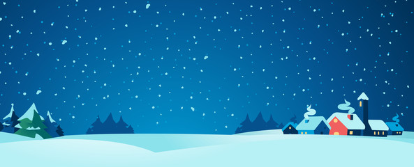 Obraz premium Paesaggio innevato