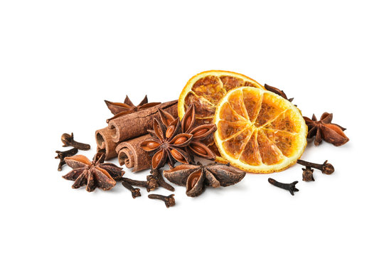 Weihnachtliche Gew&uuml;rze - Zimt, Nelken, Anis & Orangen