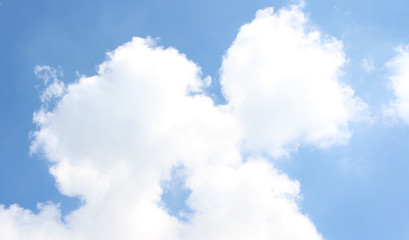Obraz premium blue sky with cloud. Clearing day and Good weather