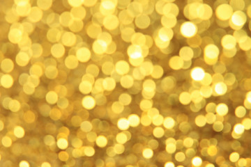 Fototapeta premium Bokeh light yellow abstract background