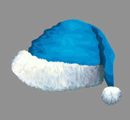 Blue Christmas hat