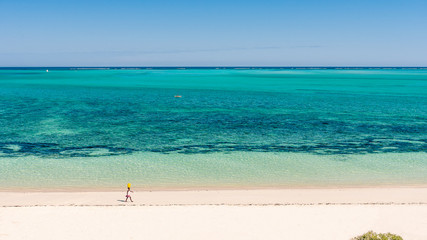 Malagasy woman walking