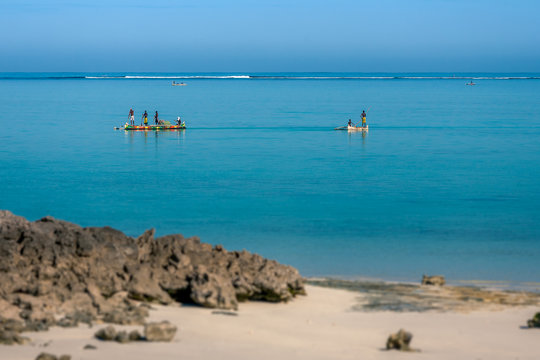 Fishing scene of Malagasy fishermen