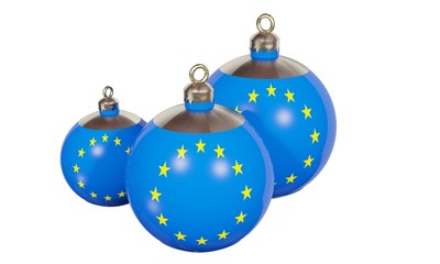 Christmas decoration,  white background.
