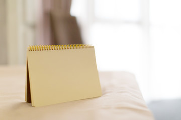 notes in a hotel room