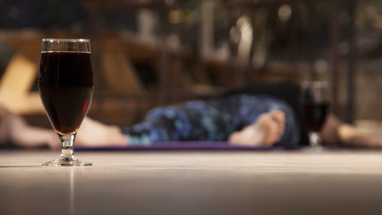 Take flight Yoga Bend & Brew San Diego