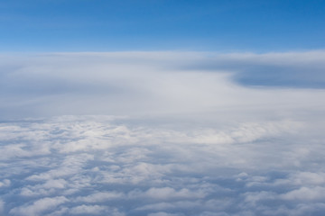A Blanket of Clouds above Texas in The United States