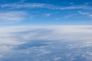 Fototapeta na wymiar A Blanket of Clouds above Texas in The United States