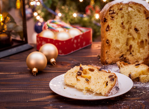 Homemade Panettone Christmas Cake 