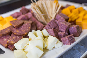 Catering Buffet of a Variety of Different Foods