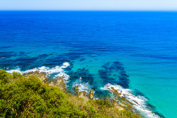 Ocean view on the great ocean road