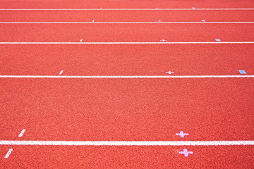 Fototapeta premium Red tracking field