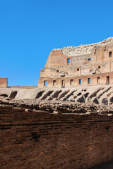 old ruins of colosseum in Rome
