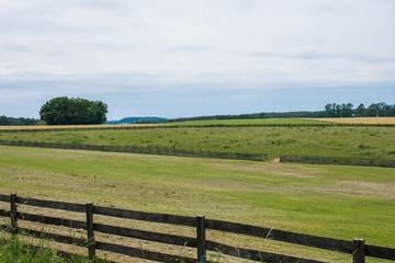 Rural Country York County Pennsylvania Farmland, on a Summer Day