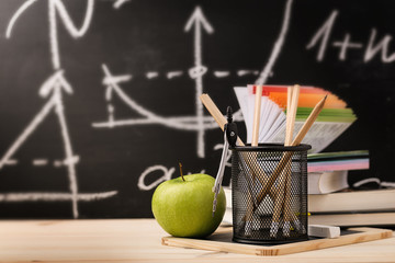 School pack in creative arrangement