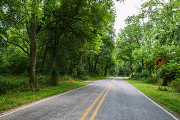 Obraz premium Rural Country York County Pennsylvania Farmland, on a Summer Day