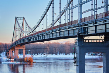 Front view of a bridge