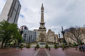 Soldiers and Sailors Memorial in downtown Indianapolis Indiana