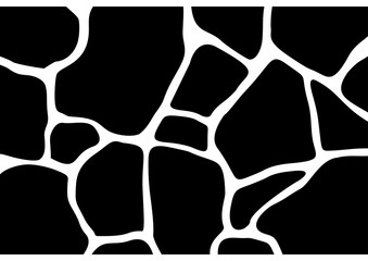 Black Textures Foundation Stone On the Building Illustration Vector 

