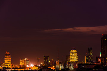 Landscape of  Bangkok city , Thailand