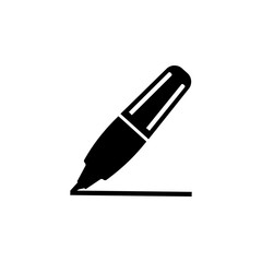 The marker icon. Office supplies Icon. Premium quality graphic design. Signs, outline symbols collection, simple icon for websites, web design, mobile app