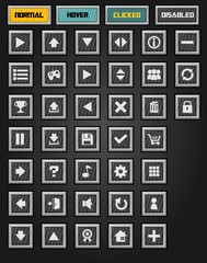 Industrial Game Buttons