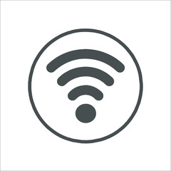 Wi fi icon. Vector Illustration