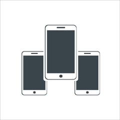 Smartphone icon. Vector Illustration