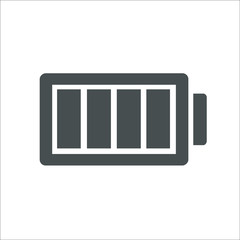 Full Battery icon. Vector Illustration
