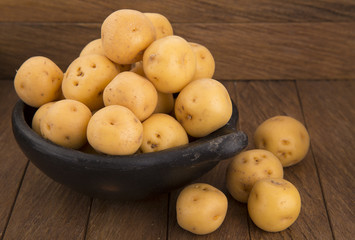 Yellow potatoes (Solanum phureja)